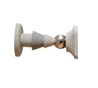 Fermaporta anti-collisione con ventosa for porta, senza fori, in silicone, forte magnete, silenzioso, a terra Per Camere Da Letto E Uffici(Gray)