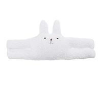 Fermaporta Anti-pizzicamento a Forma di Coniglio Bianco per Porta | Pp Cotton, per Ragazzo Ragazza, Blocca lo Sbattere, senza Rumore All’urto, Non Rovina il Pavimento la Porta