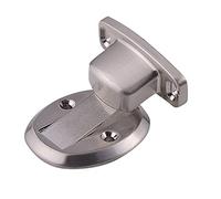 Fermaporta, antico fermaporta, fermaporta, fermaporta, invisibile antivento, fermaporta installato sul terreno dietro la porta, nero (colore: nero (colore: acciaio inossidabile spazzolato)