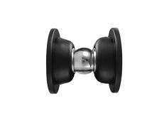 Fermaporta anticollisione da 2 pezzi Fermaporte Magnetici | Porta silenziosa for hotel e uso domestico, sensibile al tocco(Black)