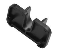 Fermaporta antivento con chiusura silenziosa a ventosa, resistente, rivestito in metallo, per porte interne, installazione senza fori, riduzione del rumore, resistenza al vento (nero)