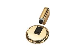 Fermaporta antivento for interni, resistente, for pavimenti, for tenere aperta la porta, meccanico, senza foratura, con viti(Brown)