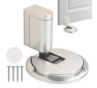 Fermaporta antivento, serratura di arresto della porta del pavimento - Fermaporta meccanico resistente al vento,Tappo del pavimento in lega di alluminio per altezza regola