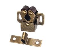 Fermaporta 'armadio - Fermaporta a molla in acciaio inossidabile per chiudiguardaroba, chiusura a doppio rullo, fibbia per porta di aspirazione, chiusura magnetica