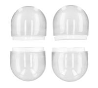 Fermaporta autoadesivo, fermaporta trasparente per pavimento, fermaporta silenzioso in acrilico con rimbalzo morbido, perforazione richiesta per camera da letto, bagno, ufficio,