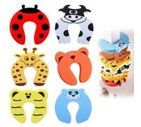 Fermaporta bambini confezione da 6 in schiuma EVA anticollisione protezione dita antiurto per casa asilo porte finestre facile da installare sicuro e silenzioso