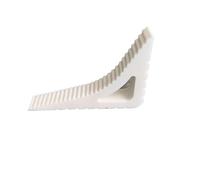 Fermaporta Blocco for pavimento in gomma riutilizzabile, cuneo for porta, fermaporta, limitatore for finestre di casa, anticollisione for ufficio(White)
