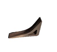 Fermaporta Blocco for pavimento in gomma riutilizzabile, cuneo for porta, fermaporta, limitatore for finestre di casa, anticollisione for ufficio(Brown)