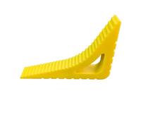 Fermaporta Blocco for pavimento in gomma riutilizzabile, cuneo for porta, fermaporta, limitatore for finestre di casa, anticollisione for ufficio(Yellow)