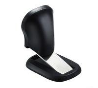 Fermaporta compatibile per piastrelle, metalli, marmo, legno, vetro e plastica, senza penetrazione nella parete (nero)