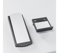 Fermaporta con base magnetica, design invisibile per un controllo sicuro della porta, adatto per casa e ufficio (nero)