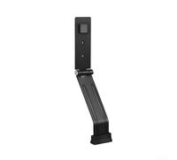Fermaporta con design a pedale, non necessita di foratura, tenuta stabile per porte con gomma antiscivolo e acciaio inossidabile resistente alla ruggine (nero)