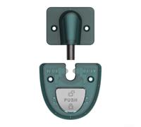 Fermaporta con design invisibile per proteggere pareti e mobili dai danni (verde)
