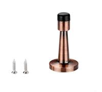 Fermaporta con imbottitura in gomma e corpo in acciaio inox per un anticollisione silenzioso e protezione della porta, adatto per bagni e zone giorno (rame)