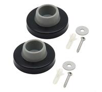 Fermaporta concavo in acciaio inox, set da 2 pezzi, per una parete affidabile per la protezione contro contatti ripetuti (nero)