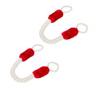 Fermaporta corda anelli paracolpi funi rosse maniglia set 2 ferma porta finestra
