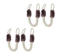 Fermaporta corda paracolpi maniglia protezione dita cotone set fermaporta