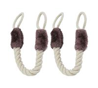 Fermaporta corda Paracolpi per maniglie 60 cm Cotone Fermaporta a corda Set da 2