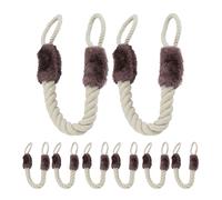 Fermaporta corda paracolpi per porte 60 cm cotone fermaporta a corda 8 pz.