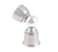 Fermaporta, cunei for porte, bloccaporta, ® Fermaporta magnetico in metallo color argento, 34 mm x 58 mm