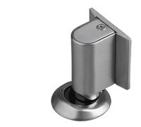 Fermaporta da 1 pezzo Fermaporte Magnetici | Cuneo invisibile for porta resistente e senza trapano for la parte inferiore della porta, mantiene le porte aperte(Grey)