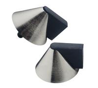 Fermaporta da 2 pezzi Fermaporta a forma di cono da parete con tampone in gomma Fermaporte resistente for stanze blocco porta