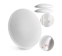 Fermaporta da parete, 4 pz x Ø 40 mm, paracolpi autoadesivi colore bianco, tenuta extra forte con adesivo, protegge le pareti dagli urti di maniglie delle porte, para colpi porte casa, door bumper