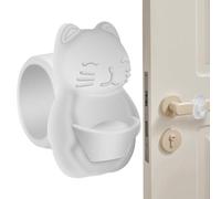 Fermaporta da parete - Copertura per maniglia di arresto della porta da parete, anti-collisione, in silicone, ammortizzante, silenzioso, per casa e camera da letto