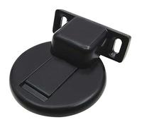 Fermaporta da parete, montaggio a pavimento, fermaporta magnetico, fermo di sicurezza, resistenza for cancello in lega di zinco, supporto for porta, fermaporta invisibile anticollisione(Noir)