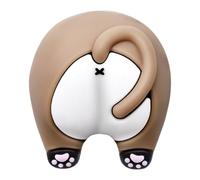 Fermaporta da parete per cartoni animati, 3 fermaporta per gatti cartoni animati, adesivi per paraurti posteriori, apprendimento, lettura, riduzione del rumore, paraurti, protezione da parete per WC