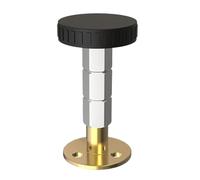 Fermaporta da parete per testiera, viti anti-vibrazione, protezione per mobili filettata da 8,4 x 11 cm, design stabile che riduce il rumore, facile da installare, supporto per camera da