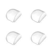 Fermaporta Da Pavimento 1-4 pezzi Fermaporta trasparente autoadesivo for la protezione del muro(4pcs)