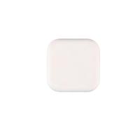 Fermaporta Da Pavimento 2 pezzi cerchio/quadrato silicone autoadesivo fermaporta silenzioso protezione da parete maniglia della porta paraurti guardia((Square) White)