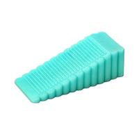 Fermaporta Da Pavimento 2 pezzi di sicurezza in silicone fermaporta blocco cuneo porta posteriore fermo anticollisione(Green)