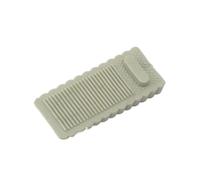 Fermaporta Da Pavimento 3 pezzi di sicurezza in silicone fermaporta antiscivolo blocco cuneo porta posteriore fermo anticollisione proteggere(Grey)