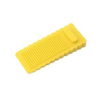 Fermaporta Da Pavimento 3 pezzi di sicurezza in silicone fermaporta antiscivolo blocco cuneo porta posteriore fermo anticollisione proteggere(Yellow)