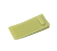 Fermaporta Da Pavimento 3 pezzi di sicurezza in silicone fermaporta antiscivolo blocco cuneo porta posteriore fermo anticollisione proteggere(Green)