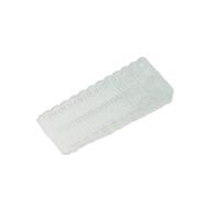 Fermaporta Da Pavimento 3 pezzi di sicurezza in silicone fermaporta antiscivolo blocco cuneo porta posteriore fermo anticollisione proteggere(A)