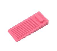 Fermaporta Da Pavimento 3 pezzi di sicurezza in silicone fermaporta antiscivolo blocco cuneo porta posteriore fermo anticollisione proteggere(Rose Red)