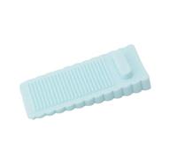 Fermaporta Da Pavimento 3 pezzi di sicurezza in silicone fermaporta antiscivolo blocco cuneo porta posteriore fermo anticollisione proteggere(Blue)