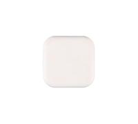 Fermaporta Da Pavimento 3 pezzi Paraurti for maniglia della porta in silicone Adesivo rotondo quadrato Protezione for parete Fermaporta(Square-white)