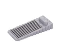 Fermaporta Da Pavimento 4 pezzi di sicurezza in silicone fermaporta blocco cuneo posteriore fermo anticollisione(Grey)