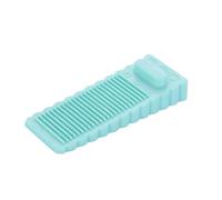 Fermaporta Da Pavimento 4 pezzi di sicurezza in silicone fermaporta blocco cuneo posteriore fermo anticollisione(Green)