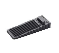 Fermaporta Da Pavimento 4 pezzi di sicurezza in silicone fermaporta blocco cuneo posteriore fermo anticollisione(Noir)