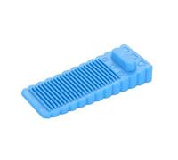 Fermaporta Da Pavimento 4 pezzi di sicurezza in silicone fermaporta blocco cuneo posteriore fermo anticollisione(Blue)