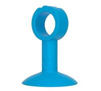 Fermaporta Da Pavimento 4 pezzi in silicone anticollisione fermaporta ventosa tipo maniglia porta protezione parete silenzio(Blue)