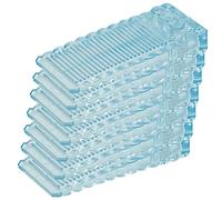 Fermaporta da pavimento, 7 pezzi con cunei in gomma antiscivolo, fermaporta in gomma regolabile in altezza, non tossico, nessun odore sgradevole, per pavimenti duri, bagno, porta del balcone