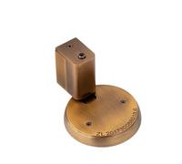 Fermaporta da pavimento autoadesivi, Fermaporta antivento, design PushLock, installazione senza trapano, chiusura for porta resistente, multicolore(Silver)