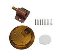 Fermaporta da pavimento con altezza regolabile e installazione chiodo (bronzo rosso)