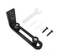 Fermaporta da pavimento con meccanismo a doppia ruota per limitare il movimento laterale e migliorare il controllo della porta scorrevole